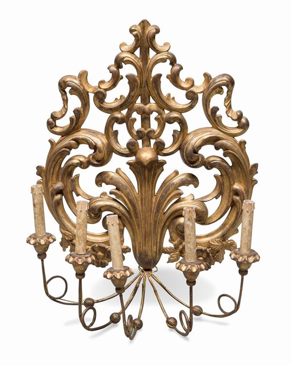 GRANDE APPLIQUE DEL SETTECENTO