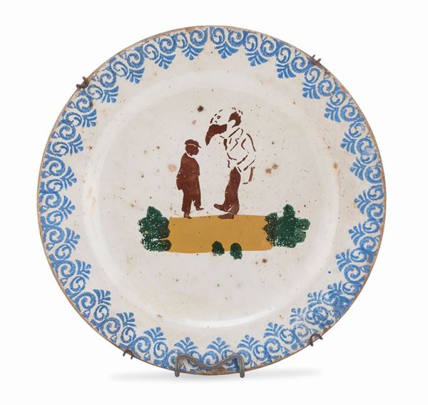 PIATTO IN TERRACOTTA NAPOLETANO