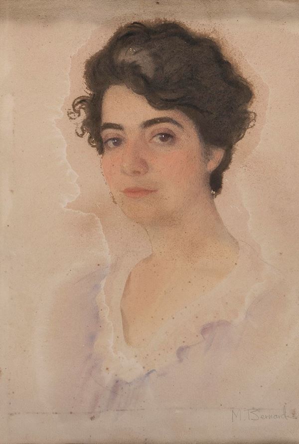 ACQUERELLO DONNA F.TO M. BERNARD