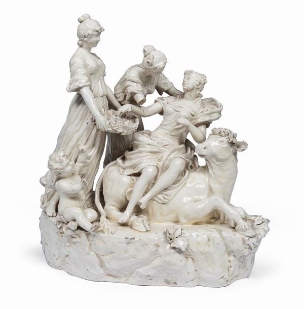 GRUPPO IN TERRAGLIA, NAPOLI PERIODO FERDINAND IV