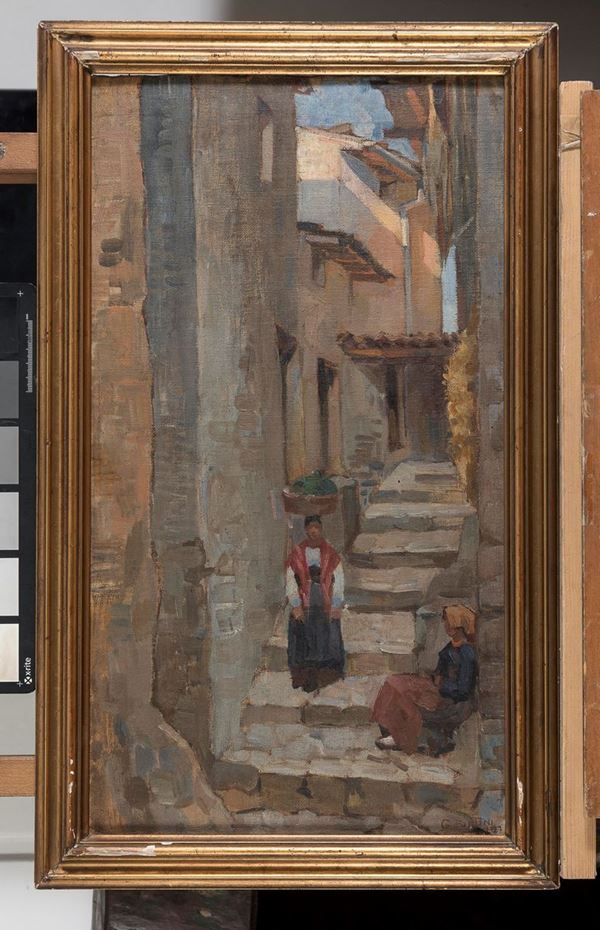 DIPINTO SCORCIO DI PAESE DI GIUSEPPINA FORTINI
