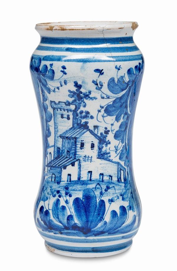 ALBARELLO IN MAIOLICA NAPOLETANO