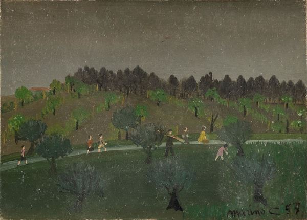 OLIO SU FAESITE F.TO MARINO CECCARELLI