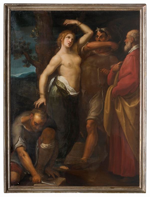 MARTIRIO DI SANT'AGATA AMBITO BARTOLOMEO PASSEROTTI