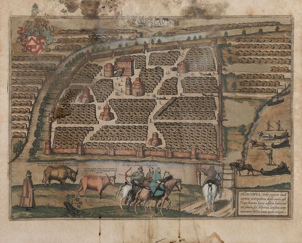 STAMPA GEOGRAFICA MOSCA