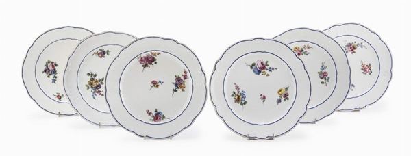 DIECI PIATTI DI SEVRES