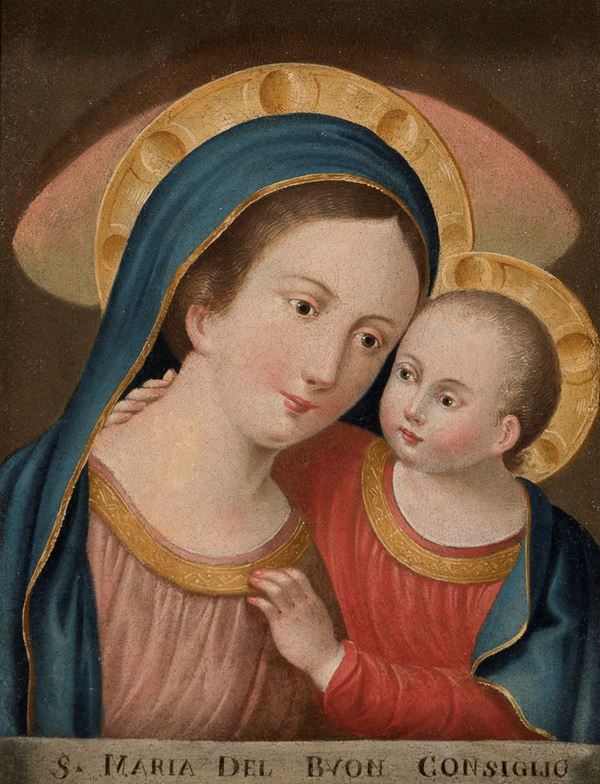 DIPINTO SANTA MARIA DEL BUON CONSIGLIO