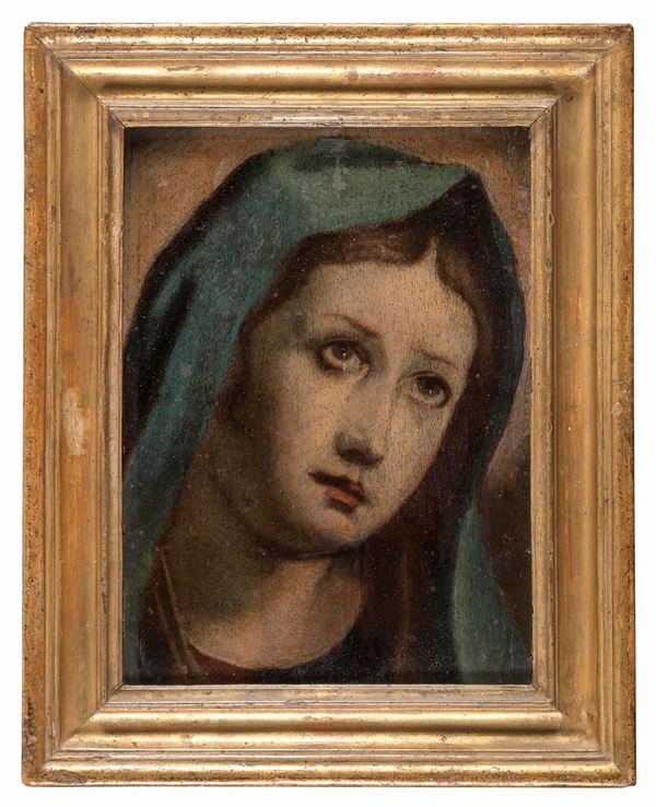VOLTO DELLA VERGINE PITTORE TOSCANO