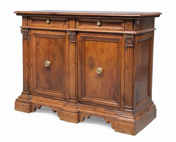CREDENZA IN NOCE ROMANA