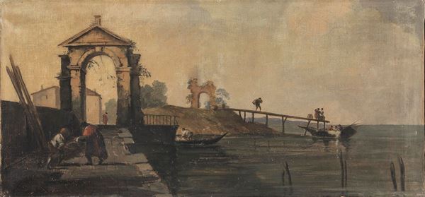 COPPIA DI DIPINTI VENEZIANI