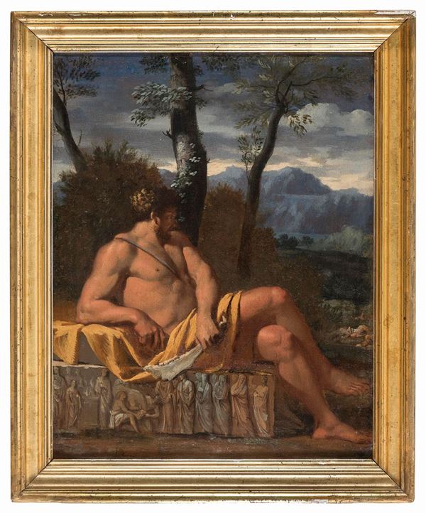 DIPINTO SANSONE AURELIANO MILANI