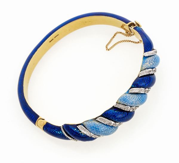 BRACCIA IN ORO CON BRILLANTI