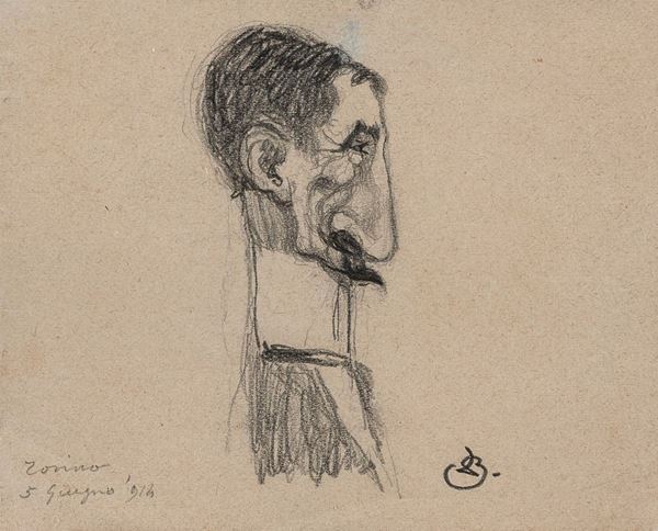 DISEGNO DI LEONARDO BISTOLFI